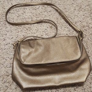 Metallic bronze purse
